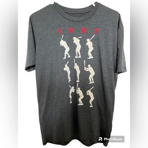 MN Twins 1987 game 7 batting stance shirt size Large